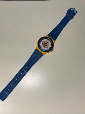 Vintage Expo 86 Swatch Mens Wrist Watch Vancouver Untested READ Needs New Bat